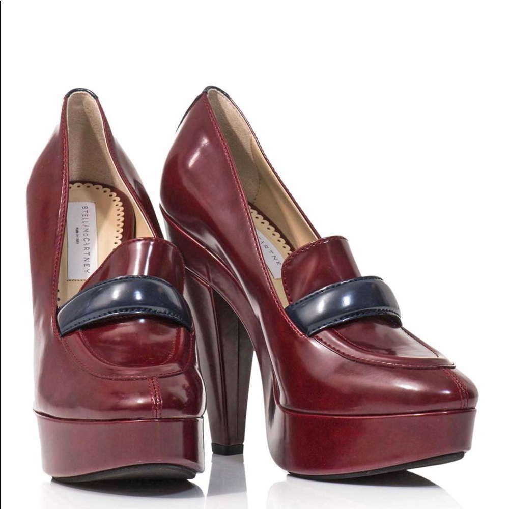 Stella McCartney Women's Mary High-Heel Loafers Authentic